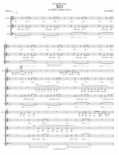 XO (arr. Evan Feist)