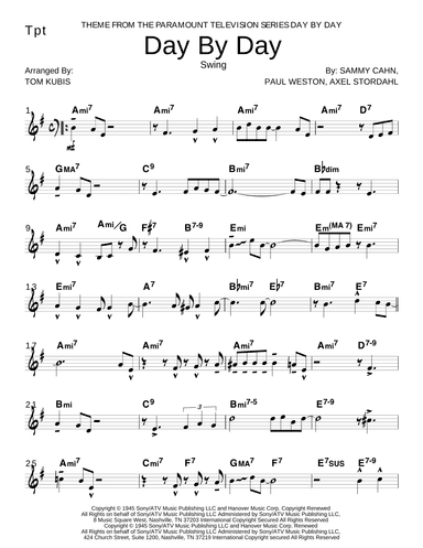 Day By Day (arr. Tom Kubis)