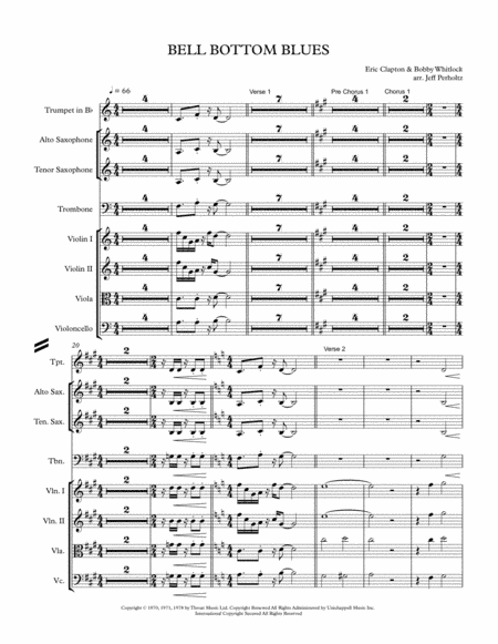 Bell Bottom Blues (arr. Jeff Perholtz)