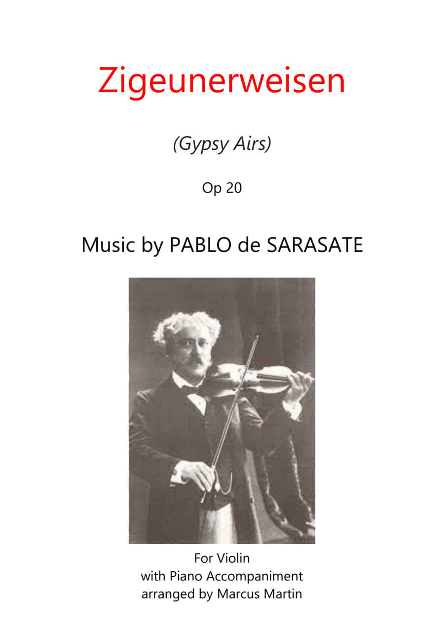 Zigeunerweisen (Gypsy Airs) for Violin with Piano Accompaniment (arr. Marcus Martin)