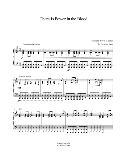 There Is Power In the Blood (arr. Amy Kent)