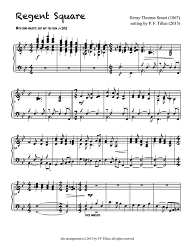 Angels From the Realms of Glory (REGENT SQUARE) (arr. PFTMusic)
