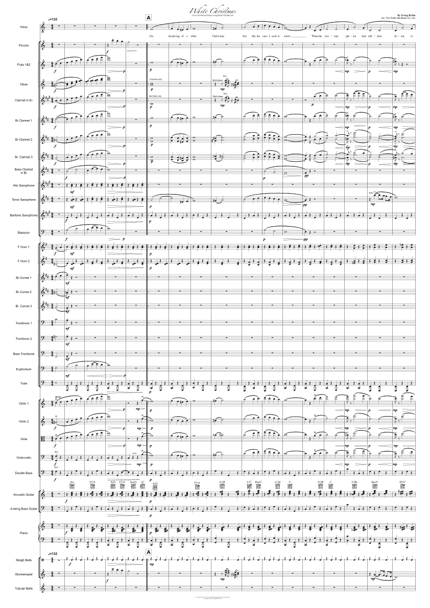 White Christmas (arr. The Fluffy Hat Music Co)
