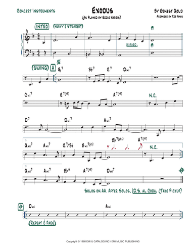 Exodus (main Theme) (arr. Rob Ames)