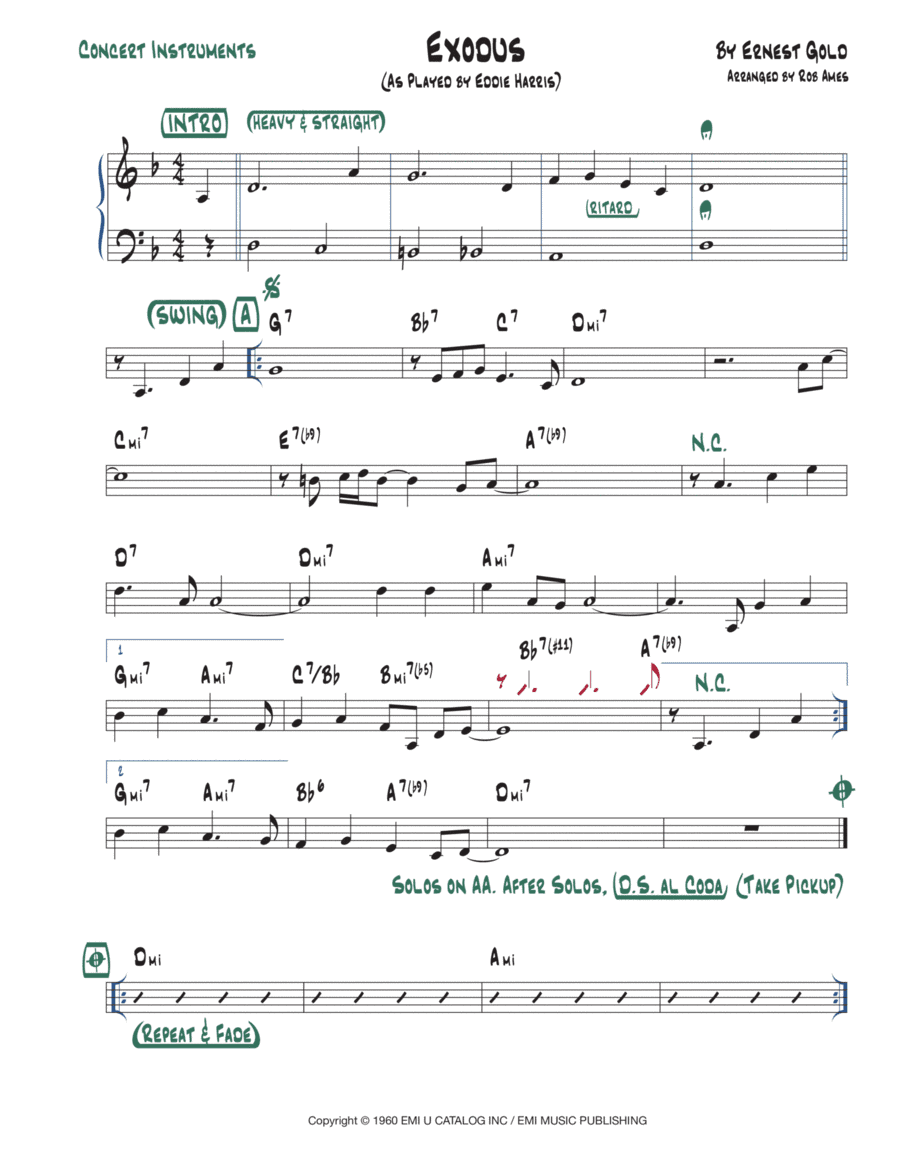 Exodus (main Theme) (arr. Rob Ames)