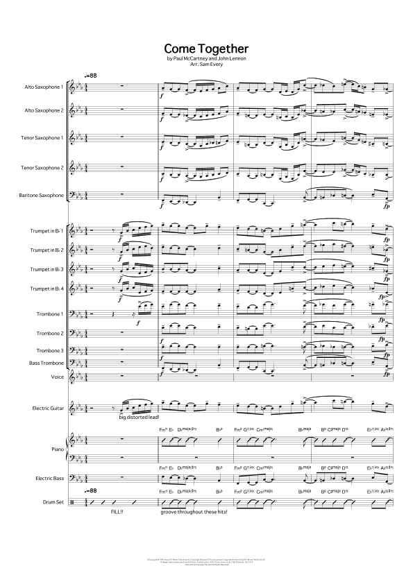 Come Together (arr. Sam Every)