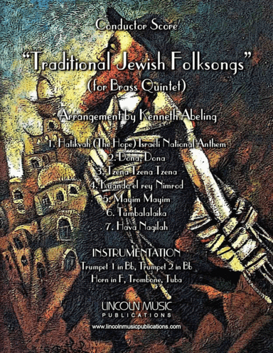 Traditional Jewish Folksongs (for Brass Quintet) (arr. Kenneth Abeling)