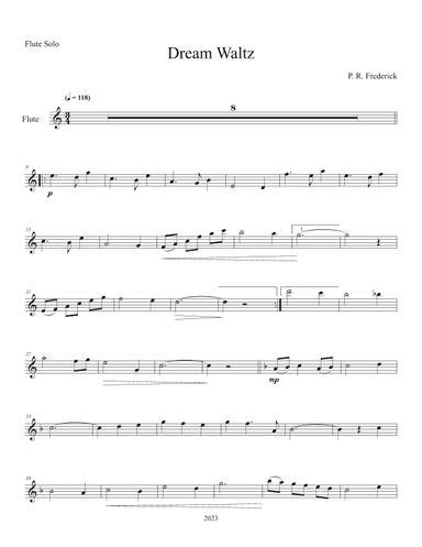 Dream Waltz (Flute Solo)