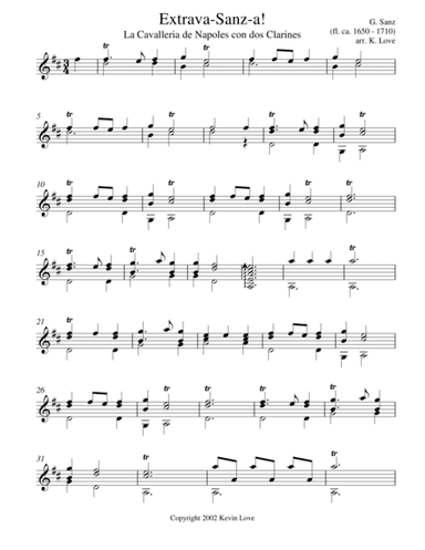 Extrava-Sanz-a! (arr. Kevin Love)