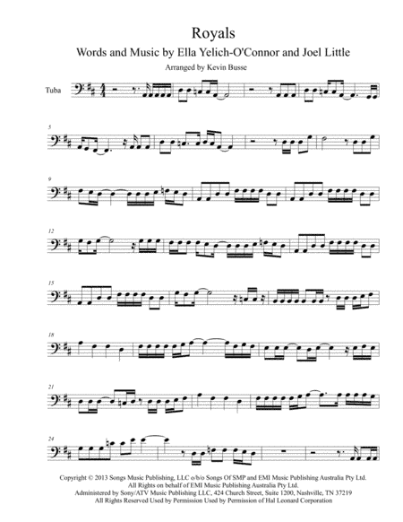 Royals (arr. Kevin Busse)