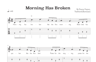 Morning Has Broken (arr. Riverside Guitar School)