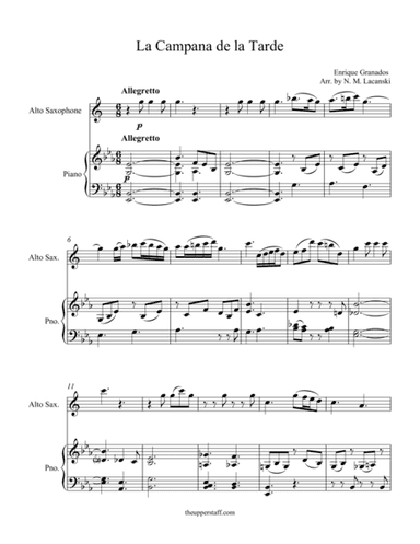 La Campana de la Tarde (arr. Nick Lacanski)