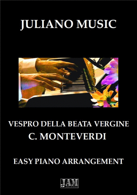 VESPRO DELLA BEATA VERGINE (EASY PIANO) - C. MONTEVERDI (arr. Juliano Music)