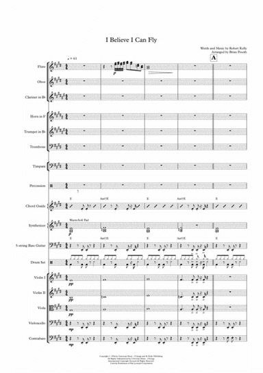 I Believe I Can Fly (arr. Brian Pesoth)