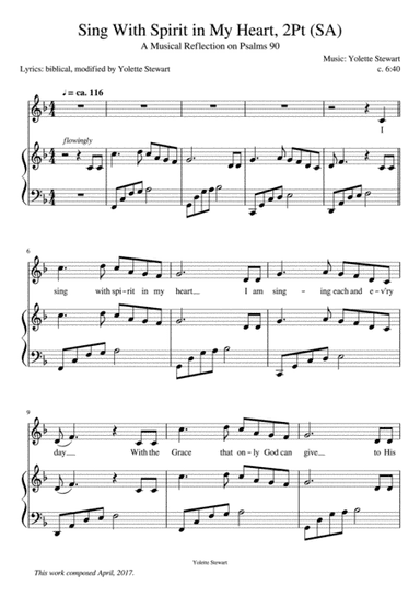 Sing with Spirit in my Heart