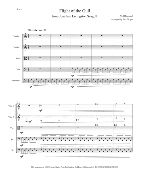 Flight Of The Gull (arr. Jim Bicigo)