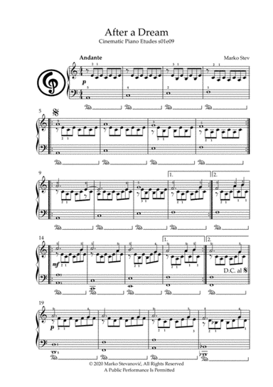 After a Dream (Cinematic Piano Etudes S01E09)