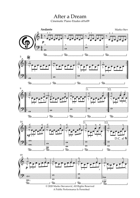 After a Dream (Cinematic Piano Etudes S01E09)