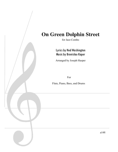 On Green Dolphin Street (arr. Joseph Hasper)