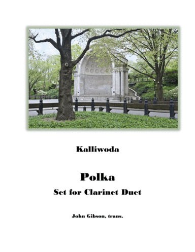 Polka by Kalliwoda set for clarinet duet (arr. John Gibson)