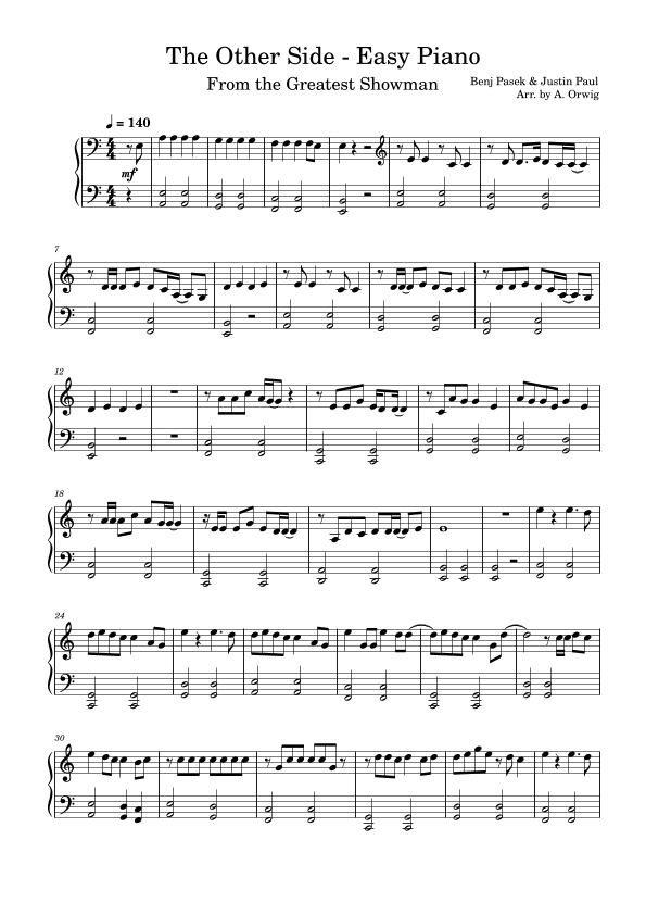 The Other Side (arr. Ashley Orwig)