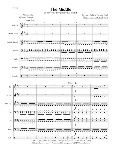 The Middle (arr. Quinten Petersen)