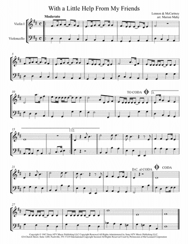 With A Little Help From My Friends (arr. Marion Maby)