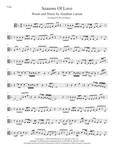 Seasons Of Love (arr. Kevin Busse)