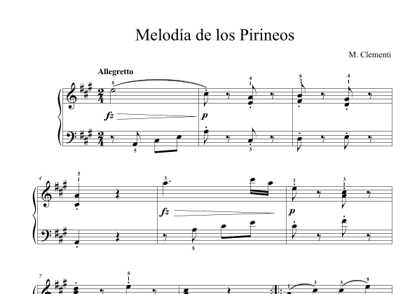 Pyrenees Melody (arr. Jofré Juan Pablo)