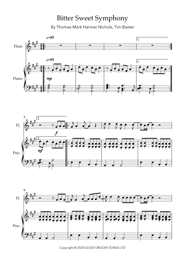 Bittersweet Symphony (arr. Matthew pyeon)