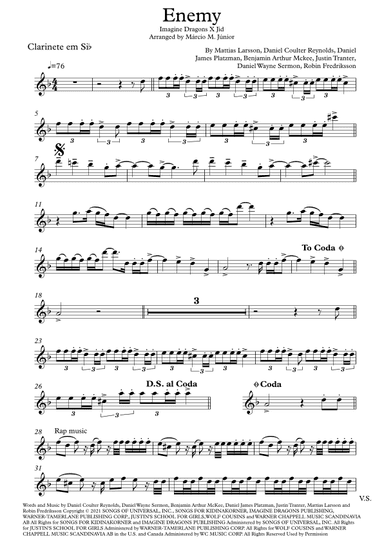 Enemy (arr. Márcio Moreira Júnior)