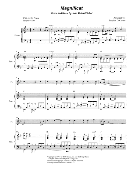 Magnificat (arr. Stephen DeCesare)