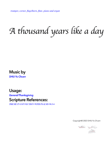 A thousand years like a day