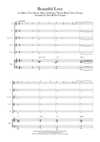 Beautiful Love (arr. Davi Rocha Campos)