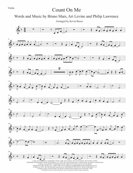 Count On Me (arr. Kevin Busse)