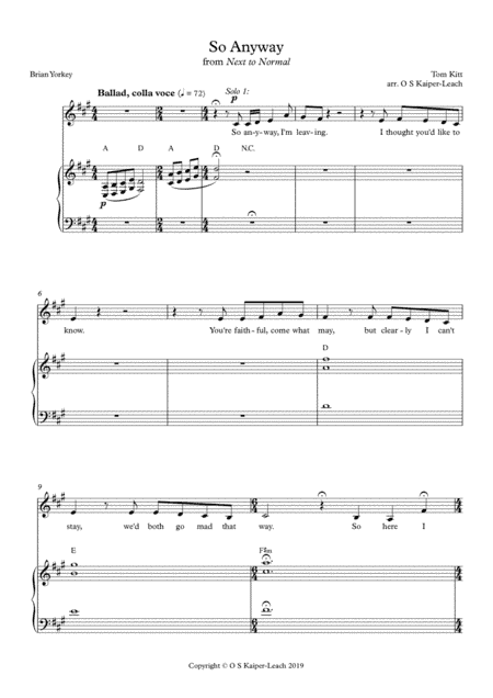 So Anyway (arr. Ollie Kaiper-Leach)
