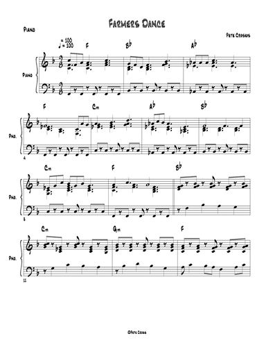 Farmers Dance Piano