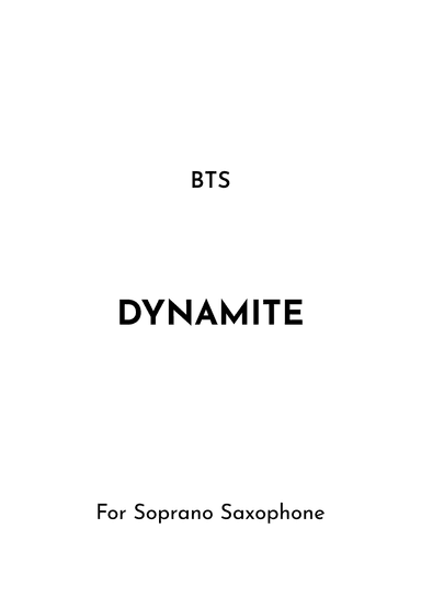 Dynamite (arr. Jireh J.)