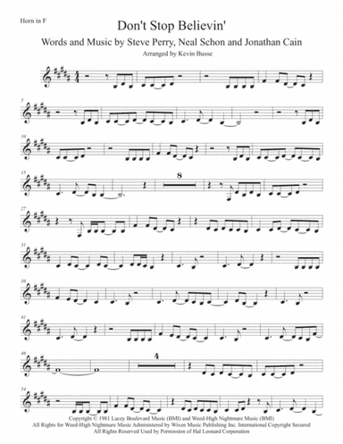 Don't Stop Believin' (arr. Kevin Busse)