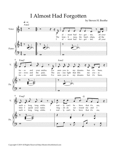 I Almost Had Forgotten PVG