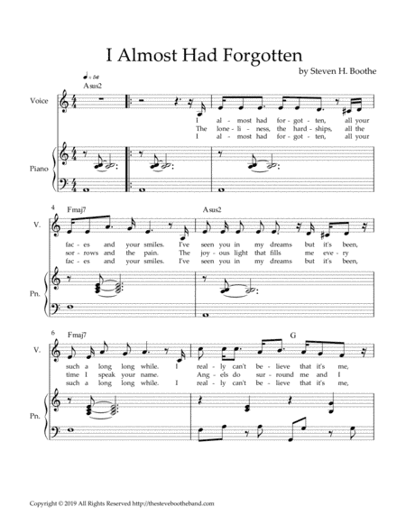 I Almost Had Forgotten PVG