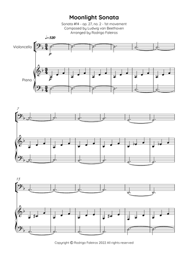 Moonlight Sonata (arr. Rodrigo Faleiros)