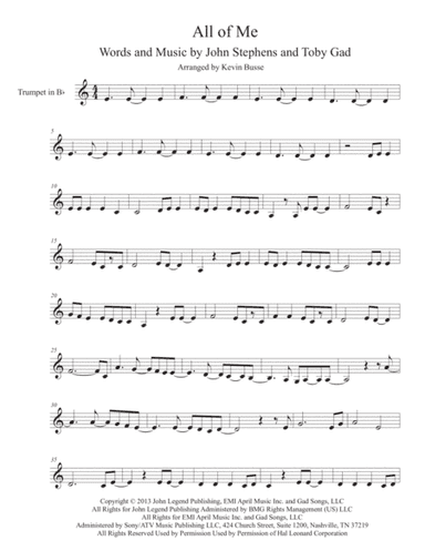All Of Me (arr. Kevin Busse)