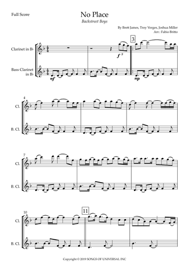 No Place (arr. Fabio Britto)
