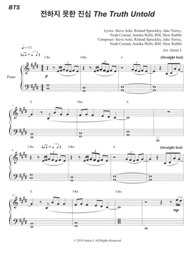 The Truth Untold (arr. Jinnie J)