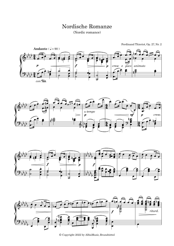 Nordic romance op.27.2