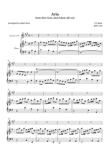 Aria BWV 130 (arr. André Nusa)