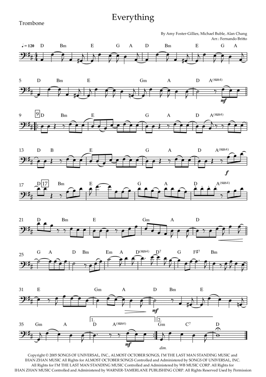 Everything (arr. Fernando Britto)