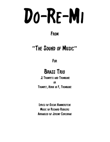Do-Re-Mi (arr. Jeremy Corcoran)