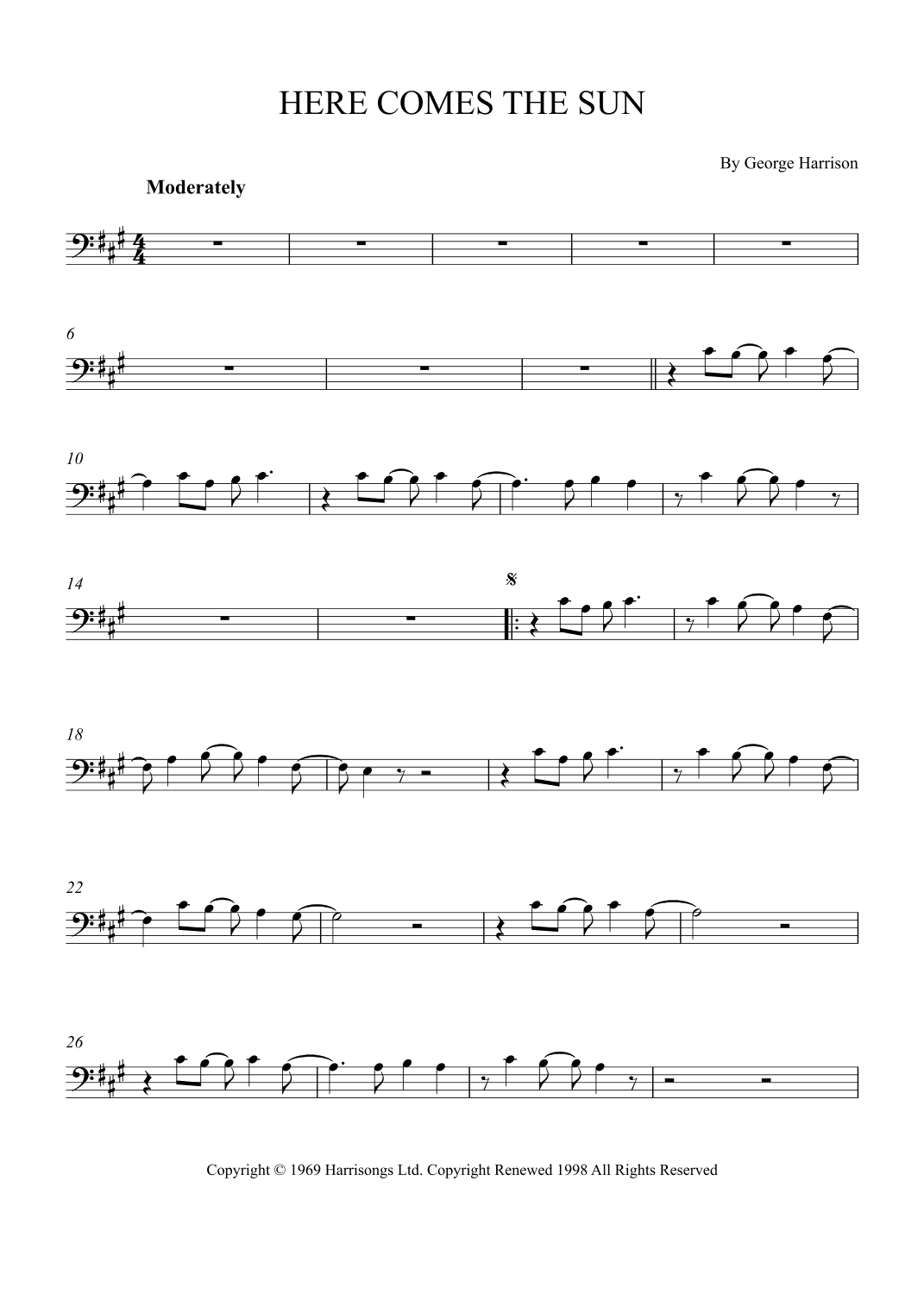 Here Comes The Sun (arr. Alex Nunes Rodrigues)